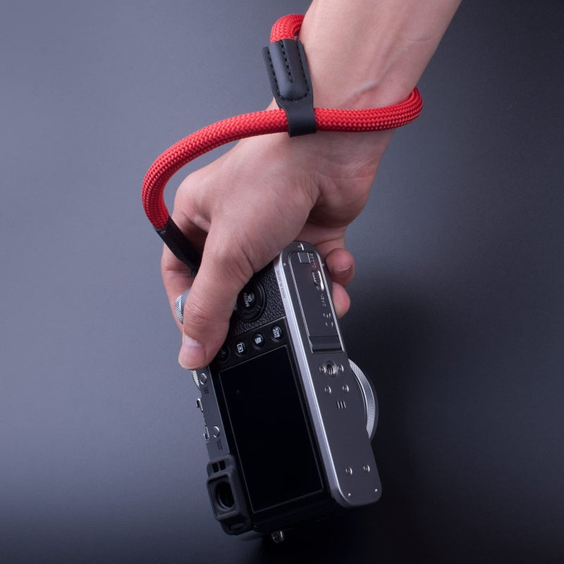 VKO Camera Wrist Strap, Rope Camera Strap Wrist for DSLR SLR Mirrorless Cameras Hand Strap Red - Image 3